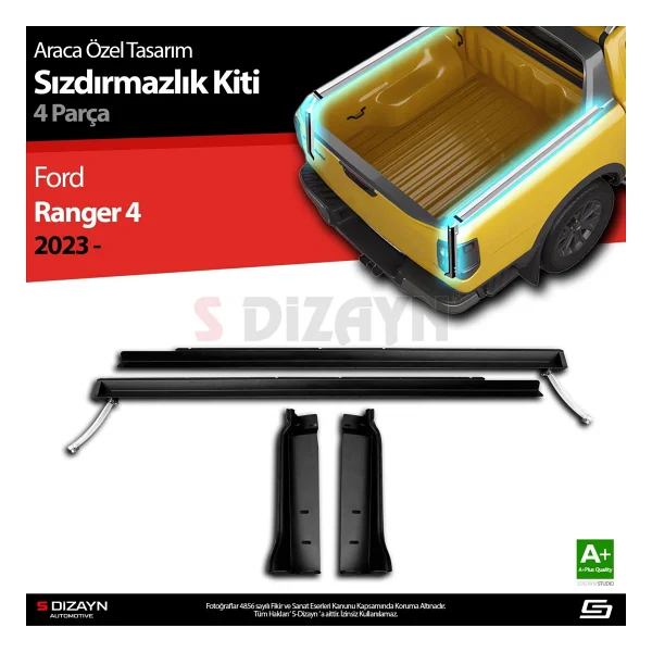 S-Dizayn Ford Ranger 4 Kasa Sızdırmazlık Kiti 2023 Üzeri A+ Kalite - Görsel 2