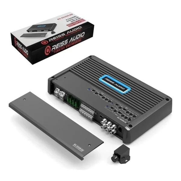 Reiss Audio RS-SD200.4D 4x350 W Class D 4 Kanal Oto Amplifikatör - Görsel 2