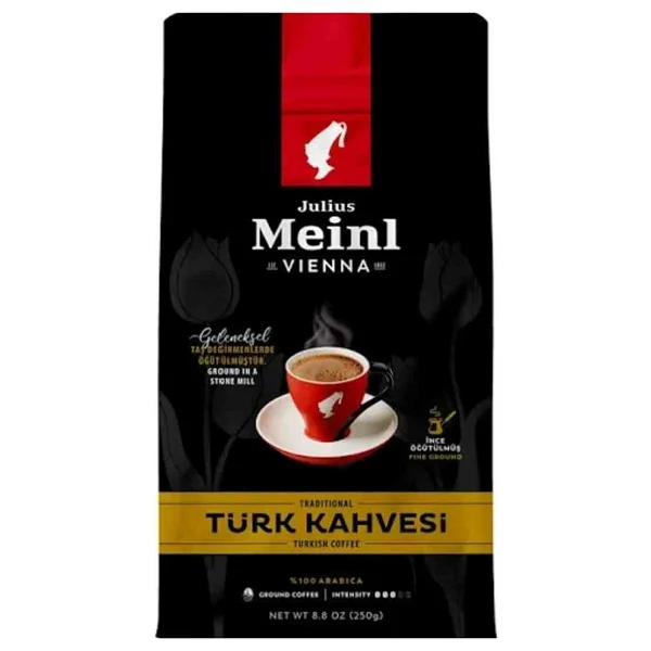 Julius Meinl Geleneksel Taş Değirmenlerde Öğütülmüş Türk Kahvesi, Orta Kavrulmuş, 100% Arabica, 250 Gram - Görsel 2