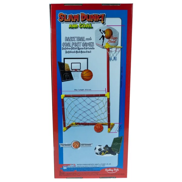 Oyuncak Futbol Kalesi Basketbol Potasi Set - Görsel 2