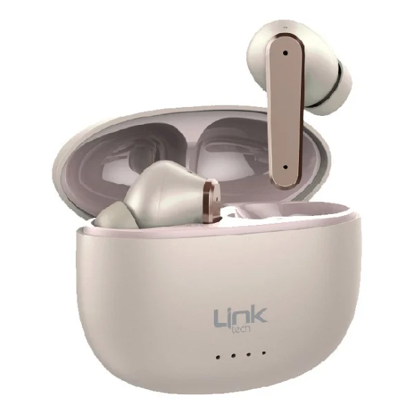 LinkTech TW37 ANC TWS Pembe Kulak İçi Bluetooth Kulaklık - Görsel 2