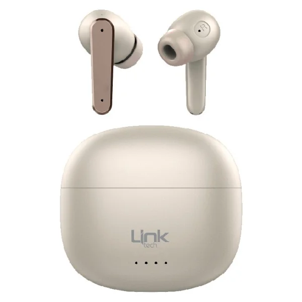 LinkTech TW37 ANC TWS Pembe Kulak İçi Bluetooth Kulaklık - Görsel 3