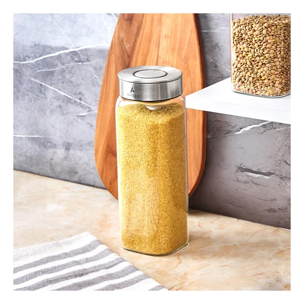 Aryıldız Timeless Square 1600 ml Kavanoz - Görsel 5