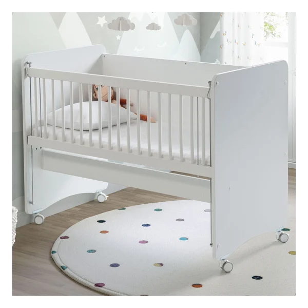 Babywhen BW1060 Pratik Sallanır Tekerlekli Anne Yanı Beşik 60x120 cm - Görsel 7