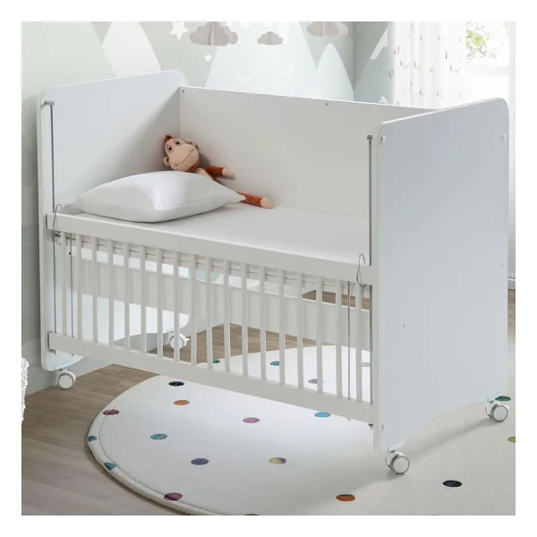 Babywhen BW1060 Pratik Sallanır Tekerlekli Anne Yanı Beşik 60x120 cm - Görsel 2