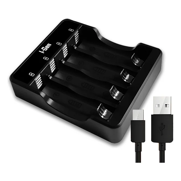 I-Gen G400 Usb Type-C 4'lü Pil Şarj Aleti - Görsel 3