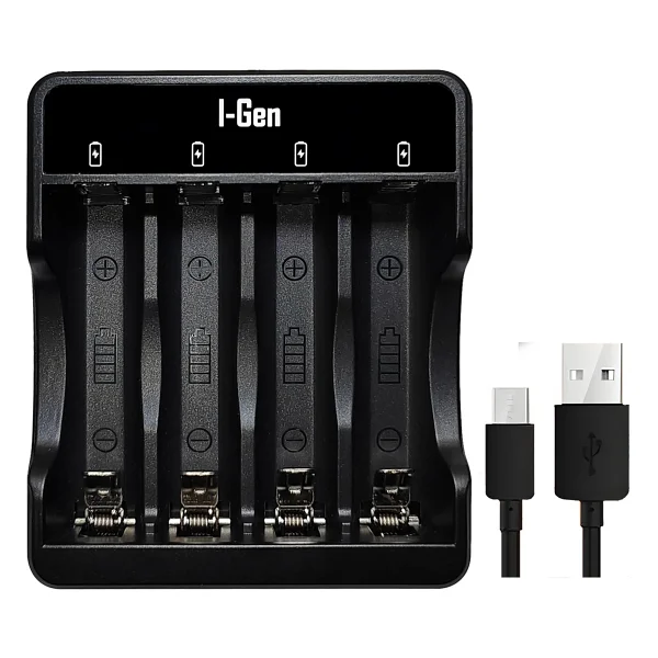 I-Gen G400 Usb Type-C 4'lü Pil Şarj Aleti - Görsel 2