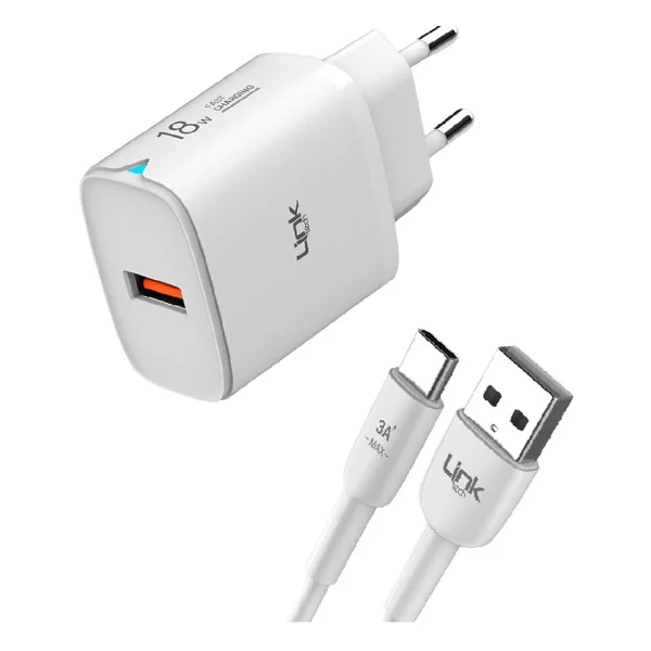 LinkTech C303 18 W Type-C Kablolu Hızlı Şarj Aleti - Görsel 4