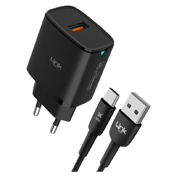 LinkTech C303 18 W Type-C Kablolu Hızlı Şarj Aleti - Görsel 5