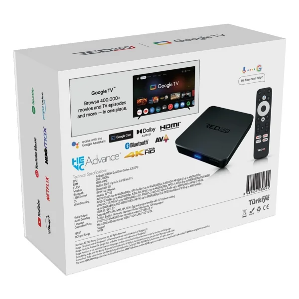Redline RED360 X100 Pro 16 GB Android TV Box - Görsel 8