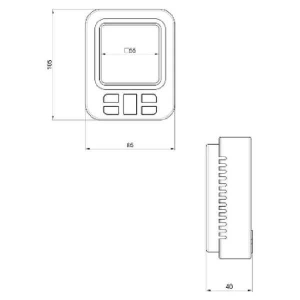 Airfel GSK-1701 Kablolu Dijital Oda Termostatı - Görsel 3