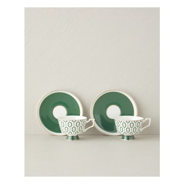 English Home Valentina New Bone China Sarı 2 Kişilik Kahve Fincan Takımı - Görsel 10