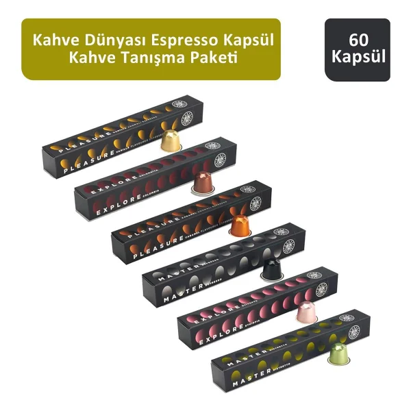 Kahve Dünyası Espresso Kapsül Tanışma Paketi 60 Kapsül - Görsel 6