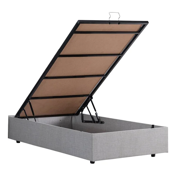 Setay Zagreb Tek Kişilik Mdf Baza - Açık Gri (Başlık-Yatak Hariç) - 90 x 190 cm - Görsel 3