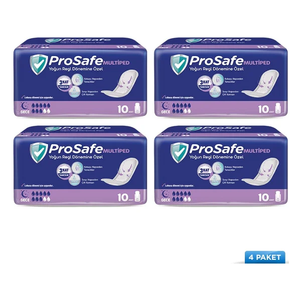 Prosafe Multiped Gece 8 Damla 10'lu 4 Adet Mesane Pedi - Görsel 2