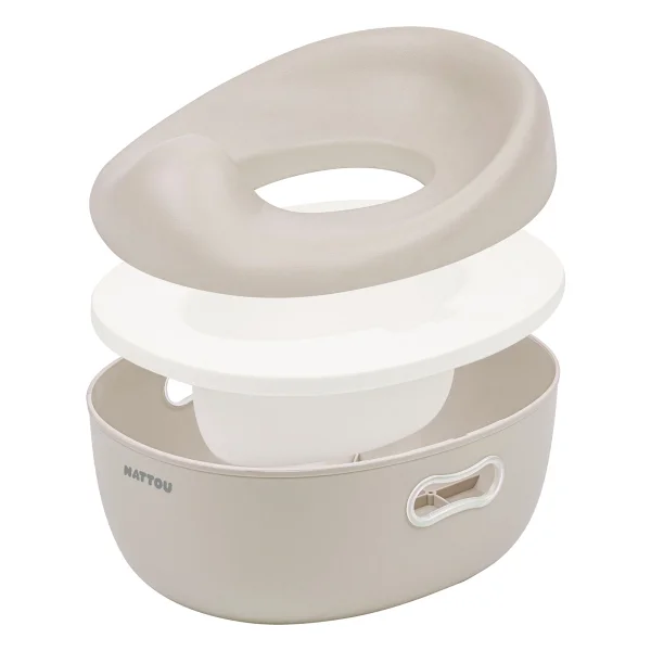 Nattou Potty Care 3'ü 1 Arada Bej Lazımlık - Görsel 7