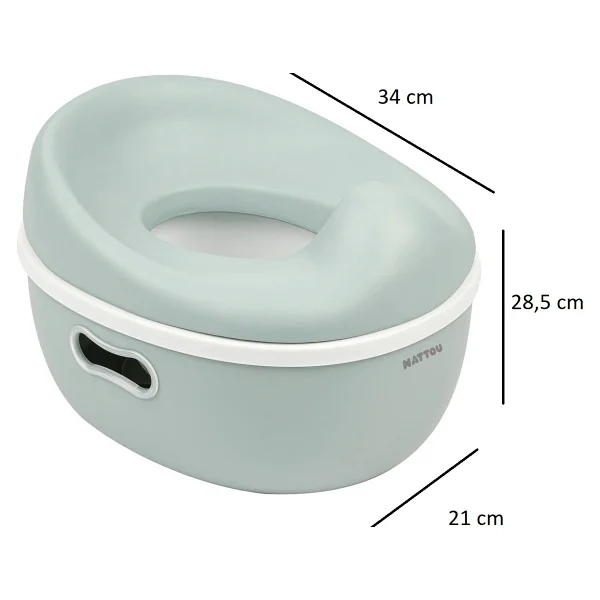 Nattou Potty Care 3'ü 1 Arada Yeşil Lazımlık - Görsel 6