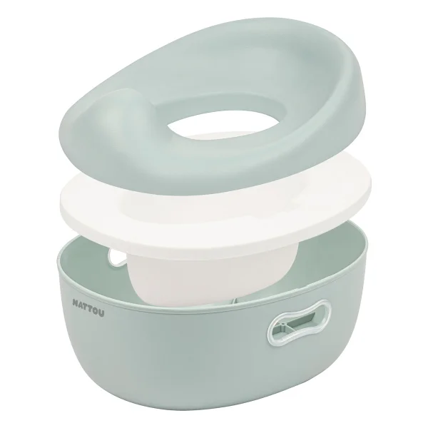 Nattou Potty Care 3'ü 1 Arada Yeşil Lazımlık - Görsel 8
