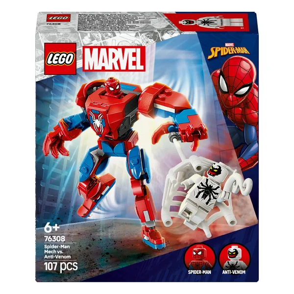 Lego 76308 Marvel Örümcek Adam Robotu Anti Venom'a Karşı - Görsel 6