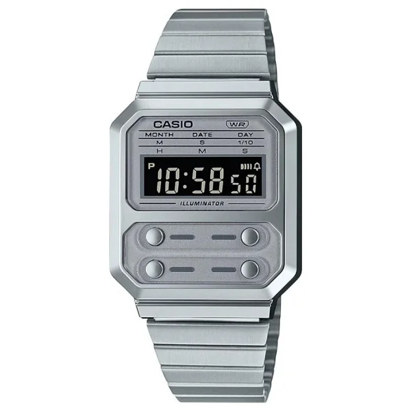 Casio A100WE-7BDF Erkek Kol Saati - Görsel 5