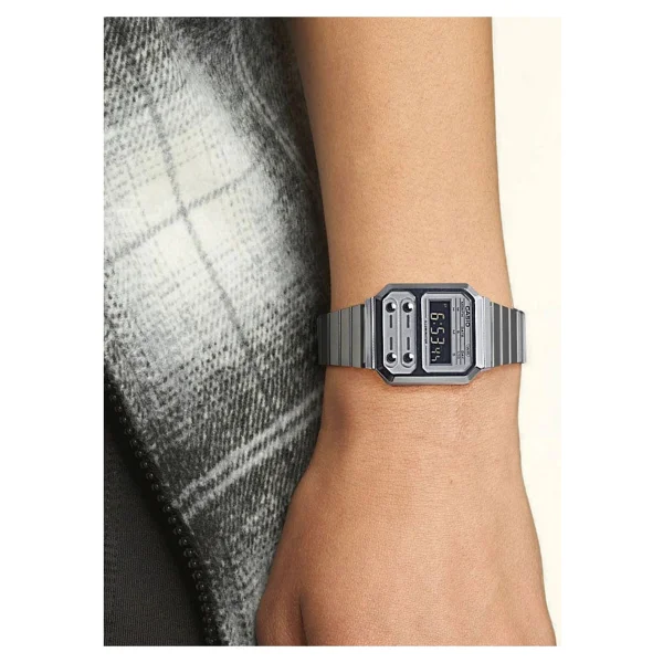 Casio A100WE-7BDF Erkek Kol Saati - Görsel 2