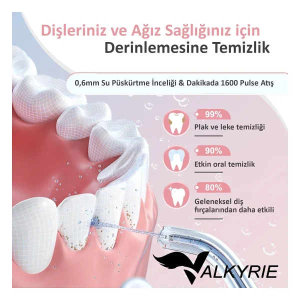 Valkyrie Şarjlı Ağız Duşu - Görsel 4