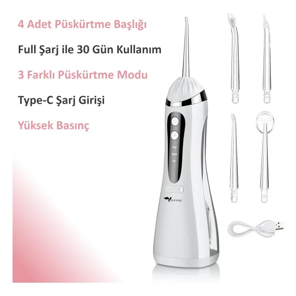 Valkyrie Şarjlı Ağız Duşu - Görsel 5
