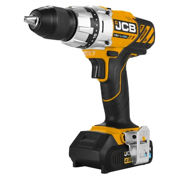 JCB 21-18DD Akülü Elektrikli El Aletleri Seti + 21-18ID Akülü Darbeli Vidalama Seti - 18 V 2.0 Ah - Çok Amaçlı - Görsel 2