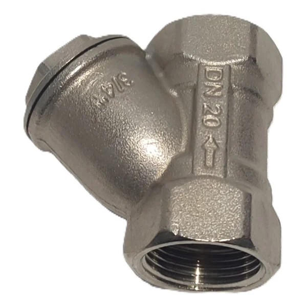 Kalde 3/4" Sarı / Krom Pislik Tutucu Su Filtresi DN20 - Threaded Strainer - DN20 - 3/4" - 1 Adet - Görsel 5
