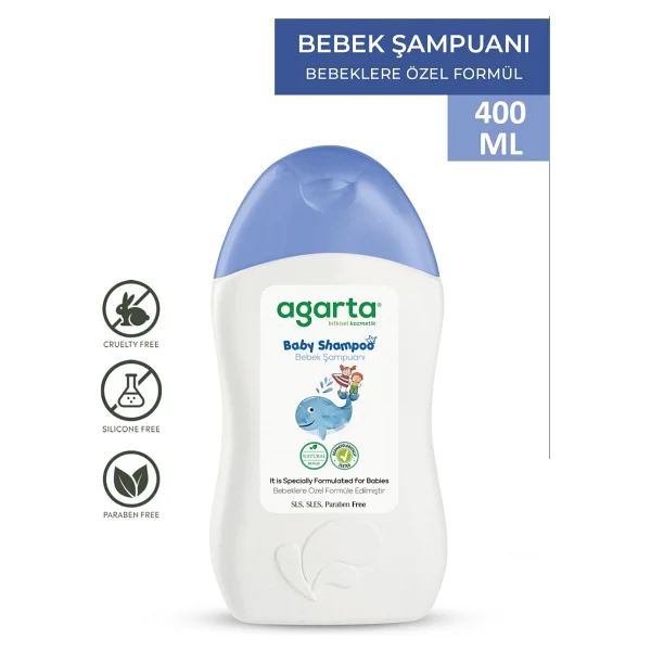 Agarta Doğal Erkek Bebek Şampuanı 400 ml - Görsel 2