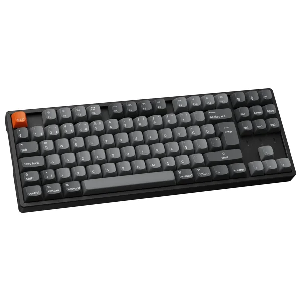 Keychron K8 Max QMK RGB %80 TKL Red Switch Kablolu/Kablosuz Mekanik Oyuncu Klavyesi - Görsel 3