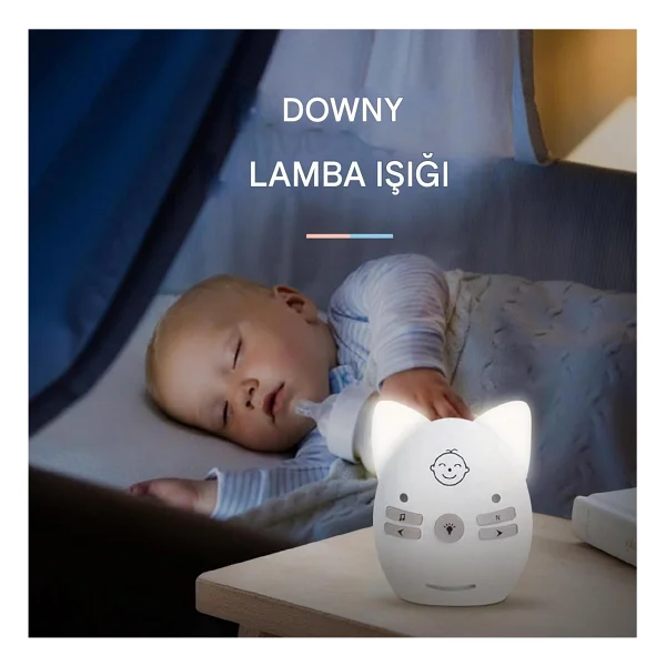 Cepini V30 Çocuk, Bebek Telsizi, Uzun Menzilli Sesli Bebek Telsizi, Iki Yönlü Iletişim, Taşınabilir Tasarım ve Gece Işığı Kontrolü, Ninniler Içerir - Görsel 3