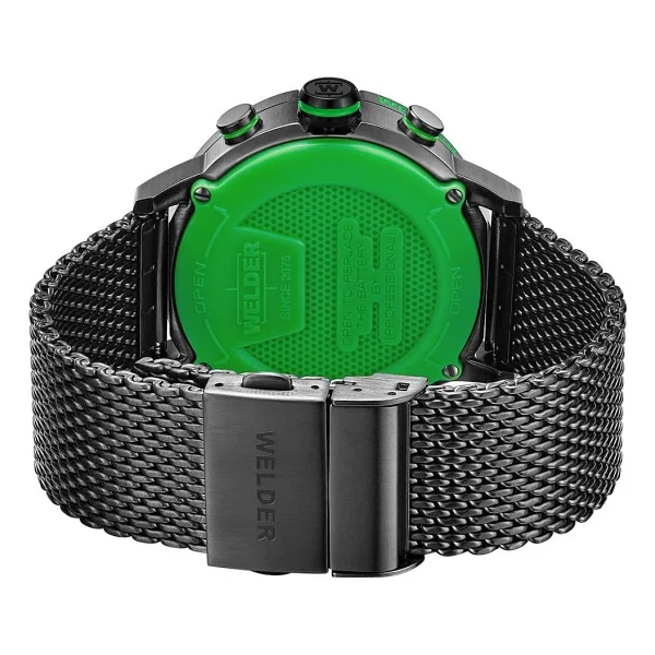 Welder Edge WWMD1003 Hasır Kordon Füme-Lacivert Erkek Kol Saati - Görsel 3