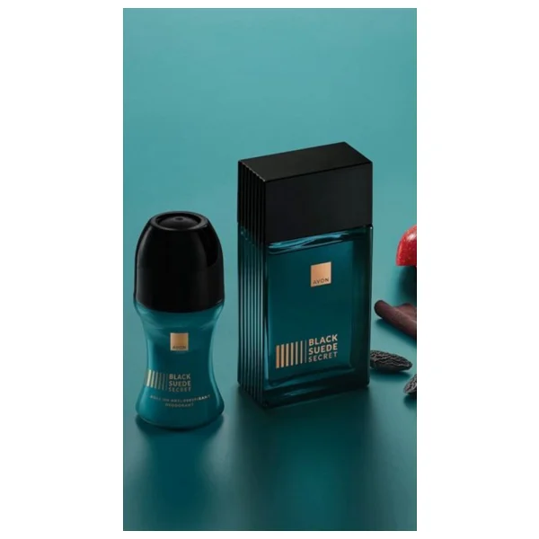 AVON Black Suede Secret Erkek Parfüm Edt 100ml - Görsel 3
