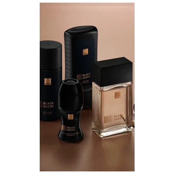 AVON Black Suede Erkek Parfüm Edt 100ml - Görsel 4
