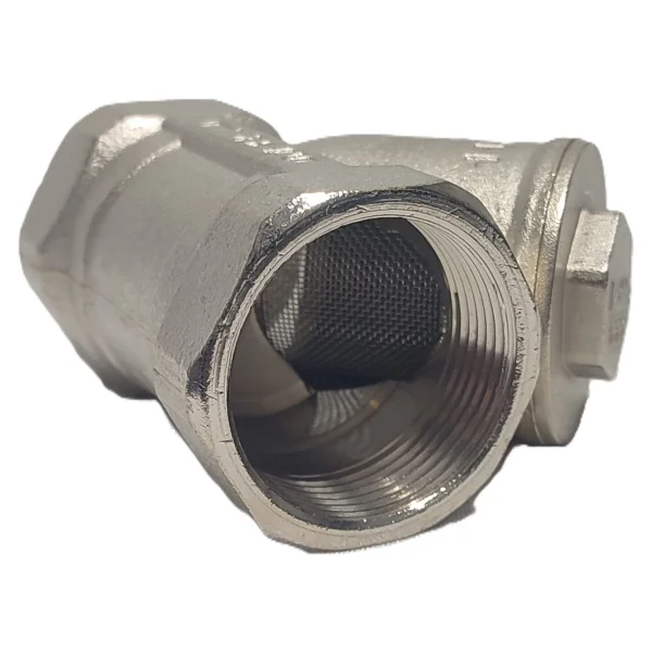 Kalde 11/4" Sarı / Krom Pislik Tutucu Su Filtresi DN32 - Threaded Strainer - DN32 (11/4") - Görsel 3