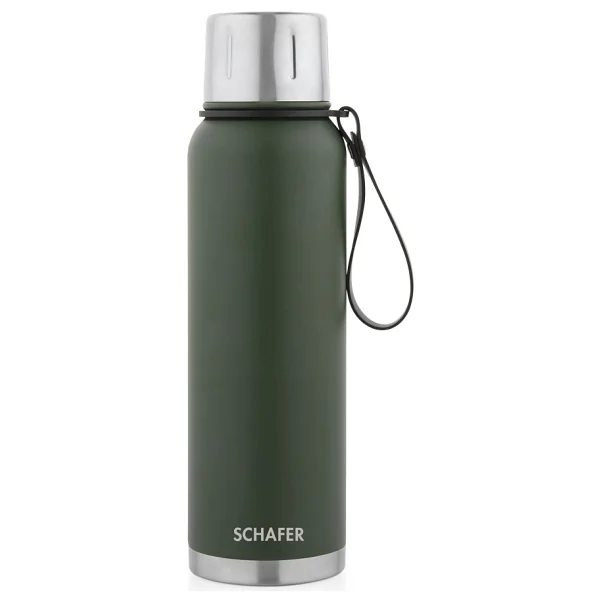Schafer Steely 1 lt Çelik Termos - Görsel 4
