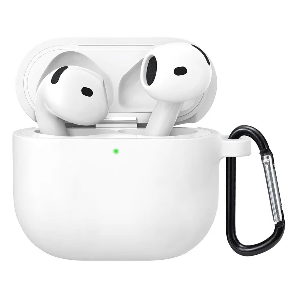 Microsonic Airpods 4.Nesil / ANC Liquid Silicone Lansman Beyaz - Görsel 6
