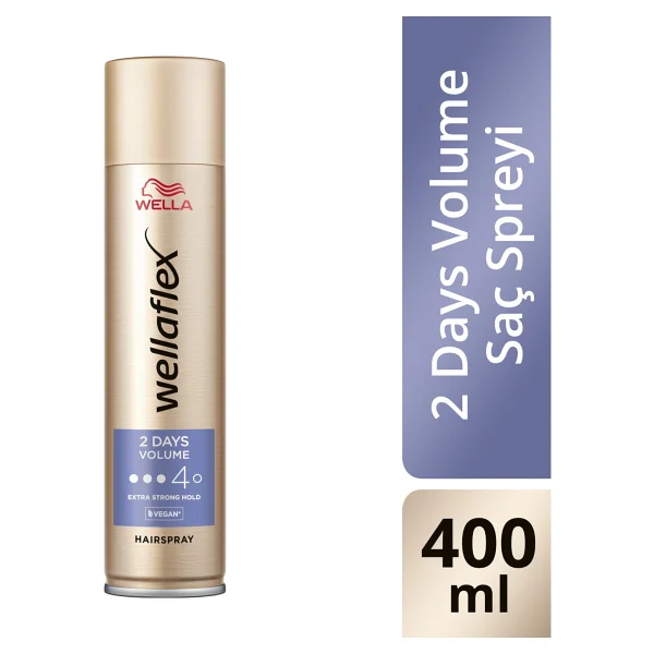 Wella Wellaflex 2 Days Volume Extra Güçlü 400 ml Saç Spreyi - Görsel 4