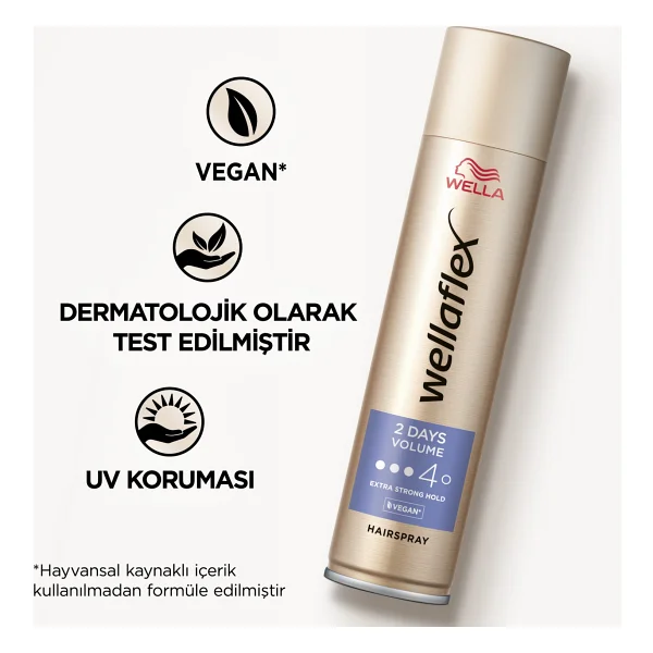 Wella Wellaflex 2 Days Volume Extra Güçlü 400 ml Saç Spreyi - Görsel 7