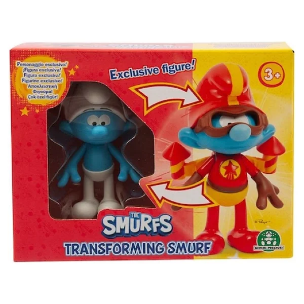 GIOCHI PREZIOSI Handy Smurfs S2 Dönüşen Şirinler Figür Oyuncak - Görsel 3
