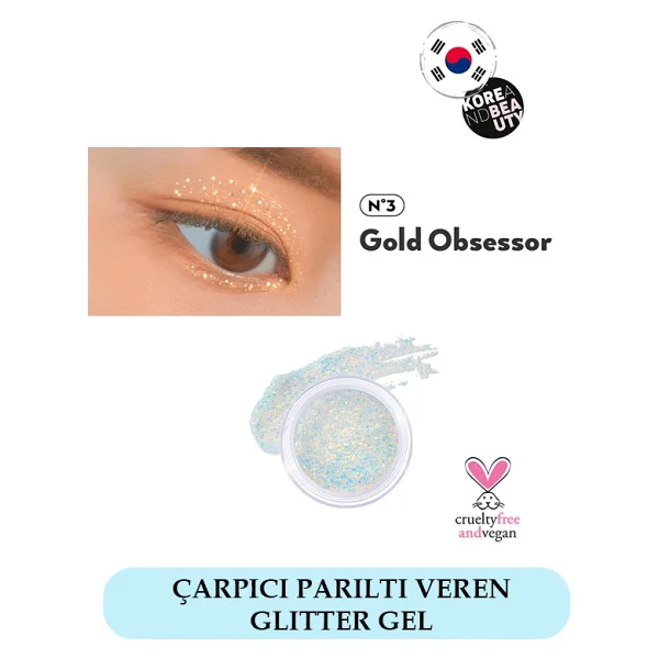 Unleashia Get Loose Glitter Gel - Görsel 8