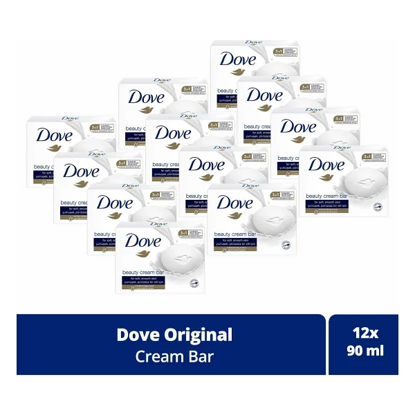 Dove Beauty Cream Bar Original Nemlendirici Krem 90 G X12 - Renksiz - Görsel 9