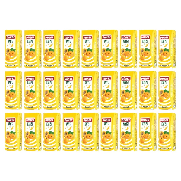 Dimes Kayısı Meyve Suyu 27x200 ml - Görsel 2