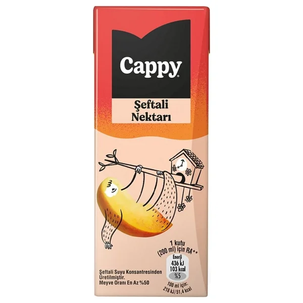 Cappy Şeftali Nektarı 27x200 ml - Görsel 2
