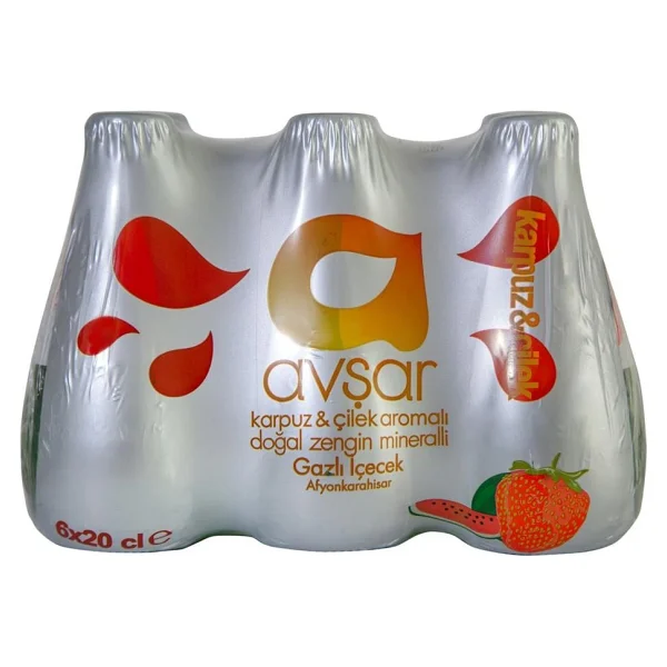Avşar Karpuzlu ve Çilekli Maden Suyu 6x200 ml - Görsel 6