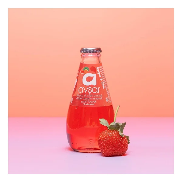Avşar Karpuzlu ve Çilekli Maden Suyu 6x200 ml - Görsel 4
