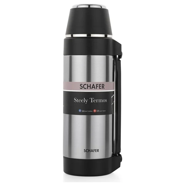 Schafer Steely Inox 1.5 lt Çelik Termos - Görsel 3