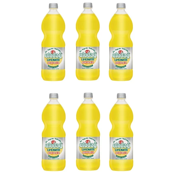 Uludağ Şekersiz Limonata 1 lt 6'lı - Görsel 4