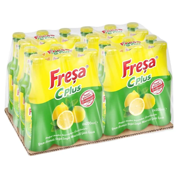 Freşa C Plus Limonlu Maden Suyu 24x200 ml - Görsel 5